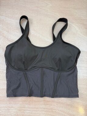 ALO Yoga Espresso Longline Corset Bralette Tank